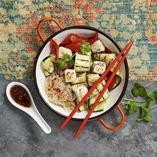 Konjak-Nudeln in der Low Carb Buddha Bowl Konjak-Nudeln in der Low Carb Buddha Bowl