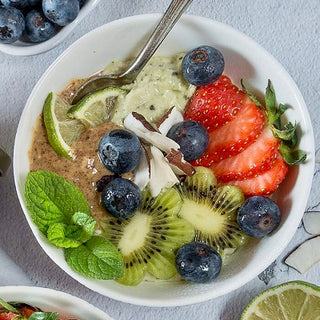 Cremige Kiwi-Bowl Cremige Kiwi-Bowl