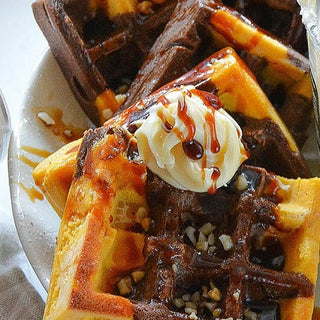 Kürbiswaffeln Kürbiswaffeln