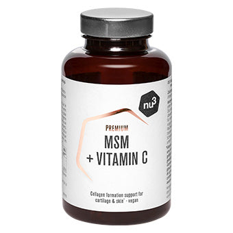 Packung MSM und Vitamin C von nu3