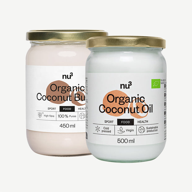 nu3 Bio Kokosöl + Bio Kokosmus