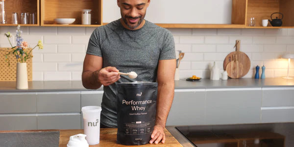 Mann mit nu3 Performance Whey