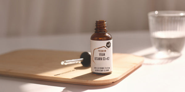 nu3 Vegan Vitamin D3 + K2 und Pipette
