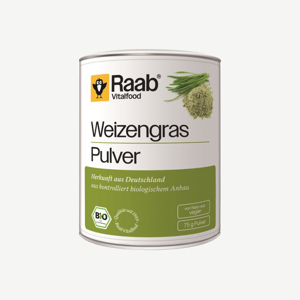 Raab Vitalfood Bio Weizengras, Pulver