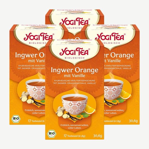 Yogi Tea Bio Ingwer Orange mit Vanille