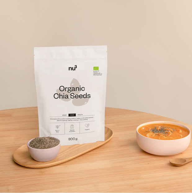 Chia-Samen neben Bowl