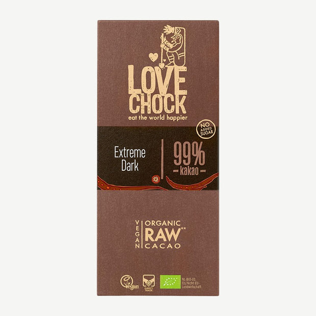 Lovechock Bio rohe Schokolade