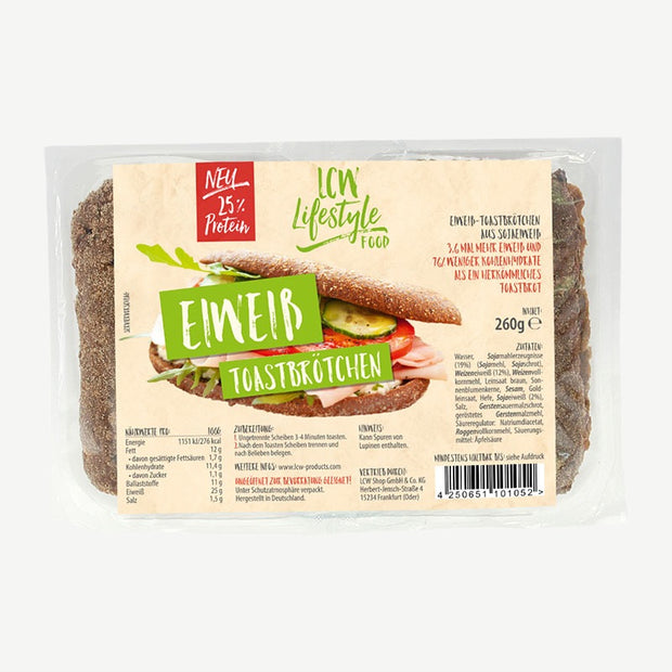 LCW Eiweiss Toastbrötchen