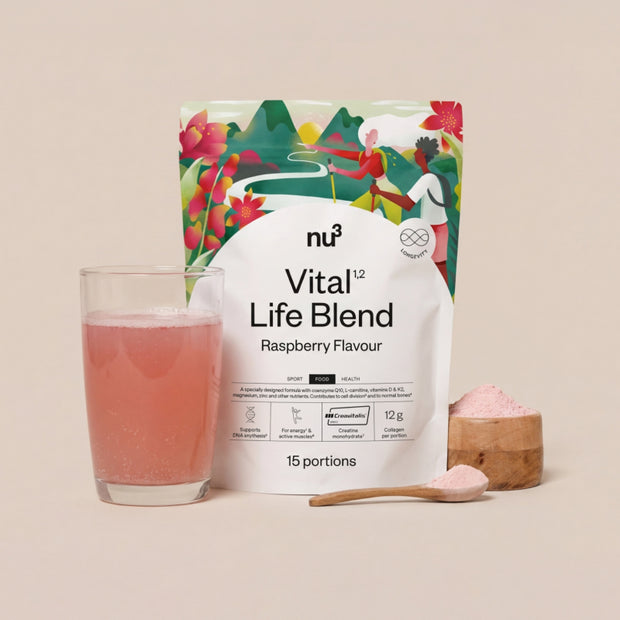 nu3 Vital Life Blend Raspberry Flavour