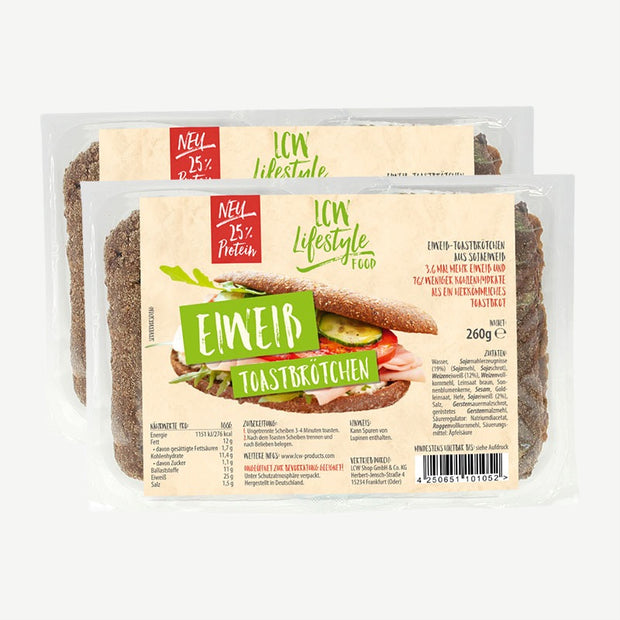 LCW Eiweiss Toastbrötchen