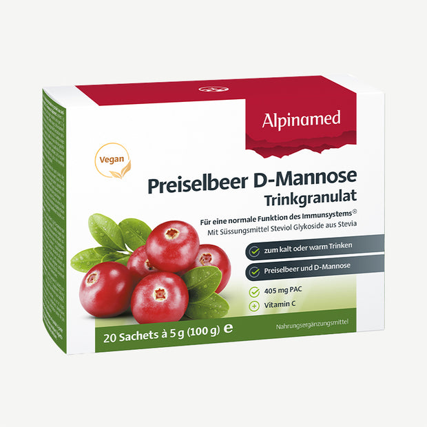 Alpinamed Preiselbeer D-Mannose Trinkgranulat