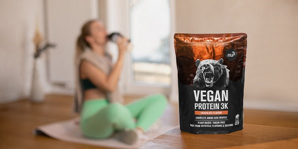 nu3 Vegan Protein 3K Shake für Fitness und Yoga