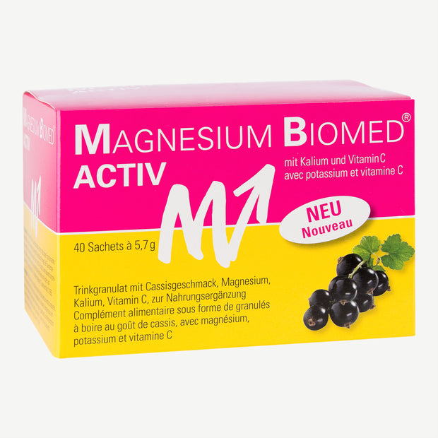 Biomed Magnesium Activ, Cassis, Granulat