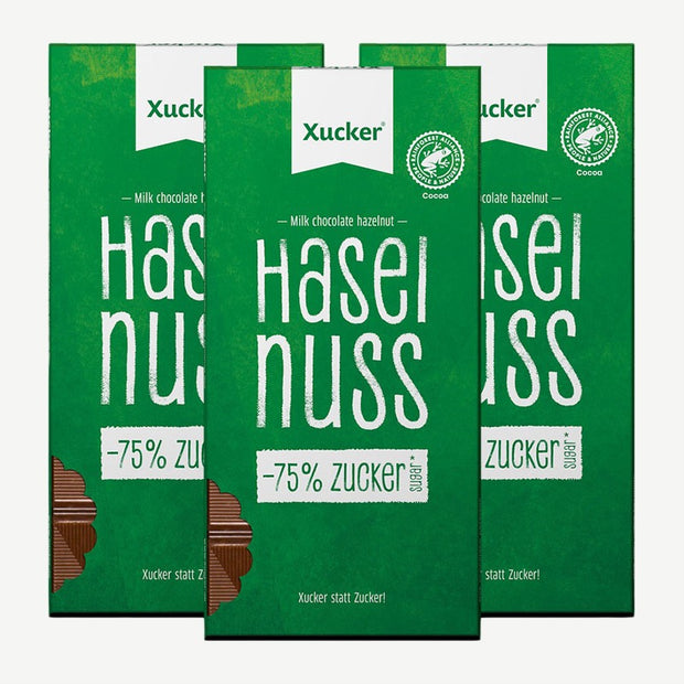 Xucker Vollmilchschokolade Haselnuss