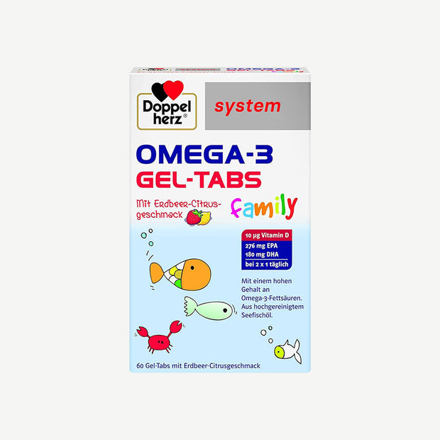 Doppelherz® system OMEGA-3 GEL-TABS family