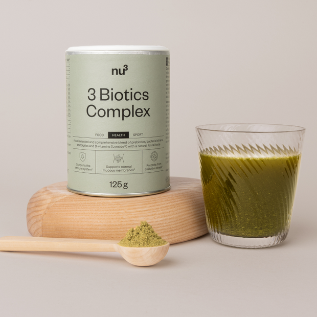 3 Biotics Complex mit Pflanze auf Stein