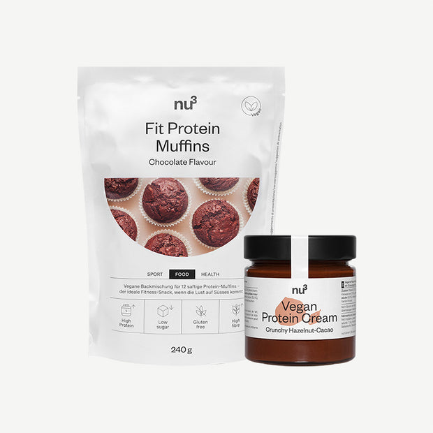 nu3 Fit Vegan Creme + Fit Protein Muffins