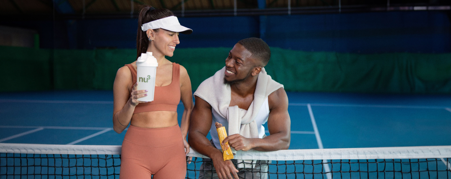 Mann und Frau beim Sport