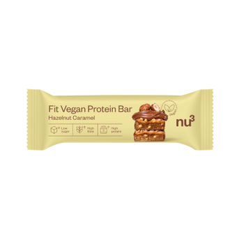 Fit Vegan Protein Bar Hazelnut Caramel