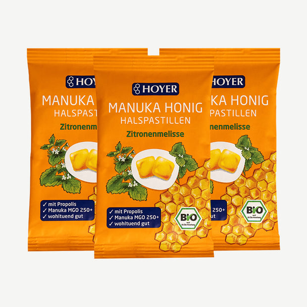 Hoyer Bio Manukahonig Halspastillen