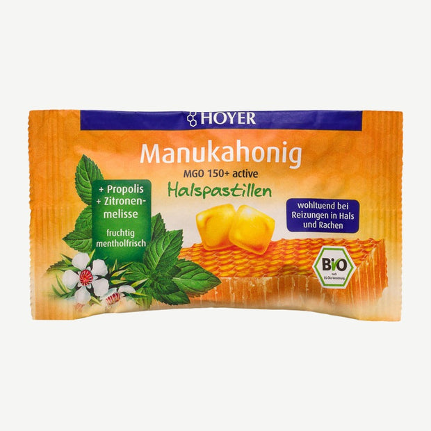 Hoyer Bio Manukahonig Halspastillen