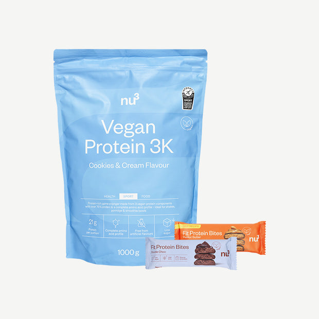 nu3 Vegan Protein 3K + nu3 Fit Protein Bites