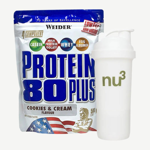 Weider Protein 80 Plus + nu3 Smart Shake
