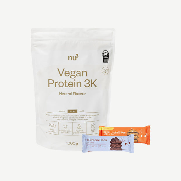 nu3 Vegan Protein 3K + nu3 Fit Protein Bites