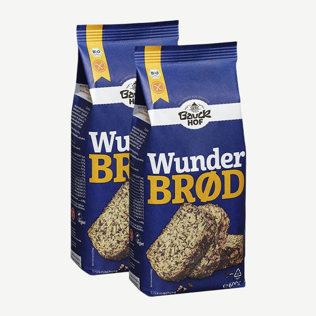 Bauckhof Bio Wunderbrød Haferflockenbrot, Backmischung