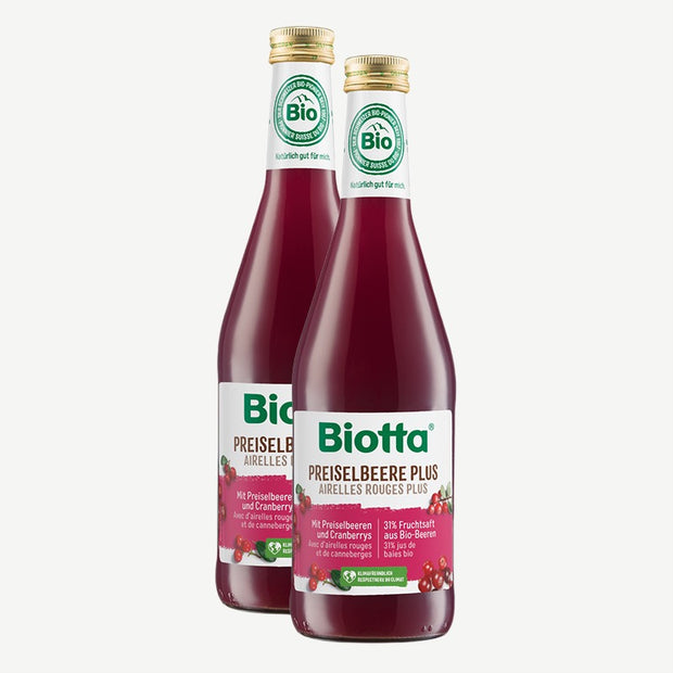 Biotta Bio Preiselbeere Plus, Saft