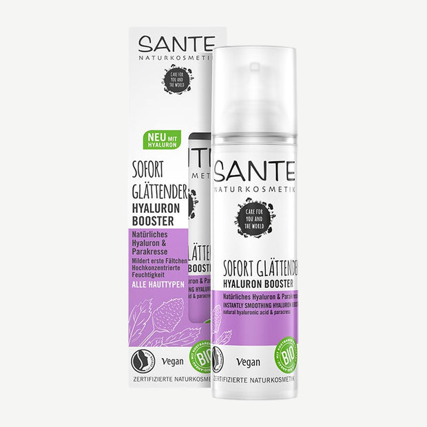 SANTE Sofort glättender Hyaluronbooster, Natürliches Hyaluron-Parakresse