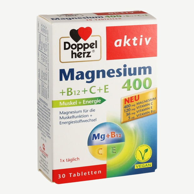 Doppelherz Magnesium mit Vitamin B12, C und E