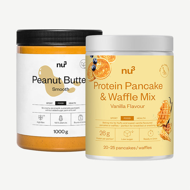 nu3 Protein Pancake & Waffle Mix + Erdnussbutter
