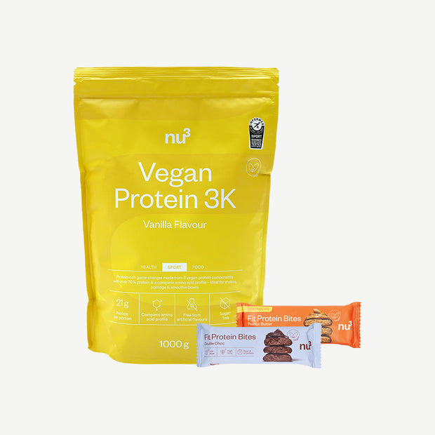 nu3 Vegan Protein 3K + nu3 Fit Protein Bites