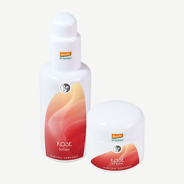 Martina Gebhardt Naturkosmetik Rose Gesichtspflege-Set