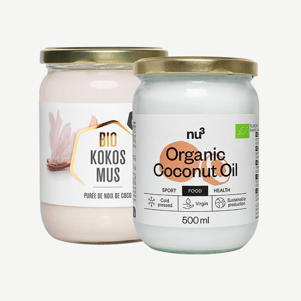 nu3 Bio Kokosöl + Bio Kokosmus